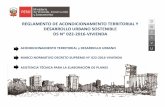 REGLAMENTO DE ACONDICIONAMIENTO TERRITORIAL … · acondicionamiento territorial y desarrollo urbano asistencia tÉcnica para la elaboraciÓn de planes reglamento de acondicionamiento