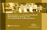 Escuela y comunidad. Desafíos para la inclusión …porlainclusionmercosur.educ.ar/documentos/Modulo5_Krichesky_FINAL… · Organizaciones de la sociedad civil y su participación