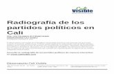 Radiografía de los partidos políticos en Cali · Consulte la radiografía de los partidos políticos de manera interactiva en Observatorio Cali Visible ... los legisladores colombianos