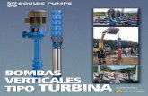 BomBas Verticales turBina - almacenbombas.com · 12 Acoplamiento entre motor y bomba Acoplamiento grande de acero inoxidable maquinado con precisión para un alineamiento, balance