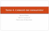 Montse Vilalta Microeconomia II Universitat de Barcelonadiposit.ub.edu/dspace/bitstream/2445/18369/4/Tema 4.pdf · El lema de Shepard ens permet trobar la funció de demanda compensada