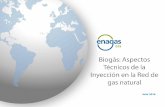 Diapositiva 1 - catedradelagua.uji.es€¦ · Especificaciones de calidad del gas procedente de fuentes no convencionales introducido en el sistema gasista ... Benceno, Tolueno, Xileno