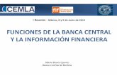 FUNCIONES DE LA BANCA CENTRAL Y LA … · atribuciones del Banco Central de Bolivia, en coordinación con la política económica determinada por el Órgano Ejecutivo, además de