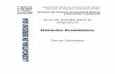 DDeerreecchhoo EEccoonnóómmiiccoosuayed.acatlan.unam.mx/derechosua/guias/13_Derecho_Economico.pdf · constitucional mexicano, derecho administrativo, derecho mercantil, derecho
