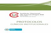 PROTOCOLOS - cancer.gov.co · El desarrollo de un protocolo clínico institucional, en el cual se describa la ... Este protocolo comprende el abordaje diagnóstico y terapéutico