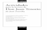 10 12 14 16 Actividades Don Juan Tenorio · Don Juan Tenorio. Para ello, al principio y al final se incluyen unas fichas ... anteriores, don Juan Tenorio es un reñidory un seductor.
