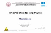 RADIACIONES NO IONIZANTES Mediciones · Mundial de Normalización de las Telecomunicaciones (Johannesburgo, 2008), con el fin de ayudar a los países en ... LMP RNI en el Perú -