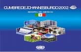 CUMBRE DE JOHANNESBURGO 2002 - Welcome to … · 2011-03-08 · INTRODUCCION - RESEÑAS DE LOS PAISES DEL 2002 El Programa 21, aprobado en la Conferencia de las Naciones Unidas sobre