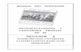 RETROEXCAVADORA Y CARGADORA FRONTAL … · 1 - 1 - 1 - IDENTIFICACIÓN DE LAS PARTES DE LA MÁQUINA 1 - Cuchara de la cargadora delantera 2 - Brazos de la cargadora delantera 3 -