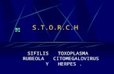 S.T.O.R.C.H. Curso Patología Clínica 4to año · PPT file · Web view2012-04-15 · Posterior se modificó y se agreagó la Sifilis, denominandose STORCH, Estas infecciones ...