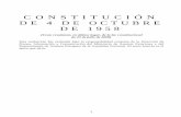 CONSTITUCION de 4 octubre de 1958 - Justice / Portail · CARTA DEL MEDIO AMBIENTE 3. CONSTITUCIÓN PREÁMBULO El pueblo francés proclama solemnemente su adhesión a los derechos