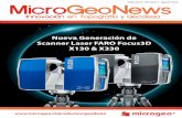 Nueva Generación de Scanner Laser FARO Focus3D …geodesia.microgeo.cl/wp-content/uploads/2017/04/Agosto-2014BAJA.pdf · simples y exactas con un rango de hasta 130 m ideal para