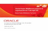 Lo nuevo en Oracle Weblogic 12c: El servidor de ...ocom/documents/webcontent... · Soporte Java EE 6 y mayor productividad para el desarrollador Nuevo en WebLogic Server 12c • Soporte