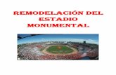 Remodelación DEL ESTADIO MONUMENTAL - .:: … · River actualmente tiene una capacidad del estadio de 61.688 personas sentadas por lo cual es imprescindible aumentar la capacidad