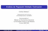 Análisis de Regresión Múltiple: Estimaciónmoodle2.unid.edu.mx/.../lic/AE/EI/AM/11/Analisis_de_regresion.pdf · Limitaciones del Análisis de Regresión Simple ... Otro ejemplo