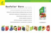 Basfoliar Boro - packnutrition.com.mxpacknutrition.com.mx/wp-content/uploads/2017/04/Basfoliar_Boro.pdf · Boro (B) 13% COMPOSICIÓN ... PRESENTACIÓN DE 1L PARA FÁCIL MANEJO Al