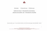 Guías Prácticas Clínicas MEDICINA TRANSFUSIONAL ... · Sociedad Chilena de Hematología Bernarda Morin 488, segundo piso, Providencia, Santiago, Chile