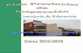 Servicio de Inspección Educativa - Junta de Andalucía · A.3. Supervisión y asesoramiento de elementos de organización y funcionamiento de centros educativos en virtud de los
