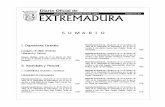 S U M A R I O - Diario Oficial de Extremaduradoe.gobex.es/pdfs/doe/1997/310o/310o.pdf · –Trucha común (Salmo trutta) 19 cm. –Trucha arco-iris (Oncorchynchus mykis) 19 cm. –Anguila