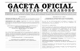 Valencia, 28 de febrero de 2003 EXTRAORDINARIA …sgg.carabobo.gob.ve/gaceta/GACETAOFICIALNo1458.pdf · DIVISION ATENCION INTEGRAL DE SALUD ... (A Tiempo Parcial), la ciudadana MARIA