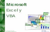 Curso de Microsoft Excel - chconsultores.netchconsultores.net/descargas/XLVBA/CH_XLVBA_PPT.pdf · •No pueden ser palabras clave reservadas de Visual Basic. •Mnemotécnicos, se