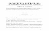 20 de octubre de 2000 Gaceta Oficial Nº 5.494 … · Están sujetos a enju iciamiento en Venezuela y se castigaran de conformidad con la ... Interdicción civil por condena penal.