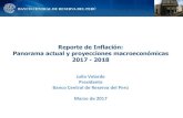 Reporte de Inflación: Panorama actual y … de Inflación: Panorama actual y proyecciones macroeconómicas 2017 - 2018 Julio Velarde Presidente Banco Central de Reserva del Perú