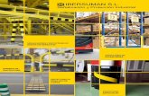 IBERSUMAN S.L.ibersuman.es/wp-content/uploads/2015/01/CATALOGO protección.pdf · Protectores y señalizadores de estanterías y estructuras metálicas, fabricados en PVC de formulación