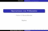 Operaciones con Polinomios - algebra.carimobits.comalgebra.carimobits.com/Material del Curso/algebra_operaciones... · operaciones combinadas Rivera-Morales, Carlos A. Polinomios.