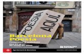 Barcelona Poesia - bcn.cat · Activitats del diumenge 24 de maig 41 Activitats del dilluns 25 de maig 45 Activitats del dimarts 26 de maig 51 Activitats ... Les xV Jornades de Poesia