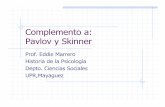 Complemento a: Pavlov y Skinner - academic.uprm.eduacademic.uprm.edu/~eddiem/psic3046/HTMLobj-129/Microsoft... · Tipos de pareos entre EI - EC Demorado – el EC se presenta ligeramente