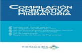 COMPILACIÓN NORMATIVA - migraciones.gob.pe · Presentación de la Sra. Presidente del Comité Editor 1 Constitución Política del Perú (Parte pertinente) ... en un marco de respeto