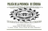 NOTA PRELIMINAR - policiacordoba.gov.ar · Provincia de Santiago del Estero y hacia el sur. En el territorio se ... Córdoba es una de las áreas urbanas mejor preservadas del ...