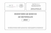 INVENTARIO DE BANCOS DE MATERIALES 2013 - …sct.gob.mx/fileadmin/DireccionesGrales/DGST/Banco_de_Materiales... · gto/08 unidad general de servicios tecnicos ... carretera: irapuato-guadalajara