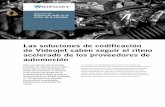 Las soluciones de codificación de Videojet saben … - Spanish/Case-Studies/cs... · Los productos de tubo flexible para sistemas de suministro de ... impresoras de inyección de