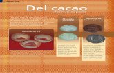 ¿SABÍAS QUE Del cacao - gob.mx · Desde esa época ya se utilizaba el grano de cacao como medio de trueque, otros objetos utilizados eran cuentas de jade, mantas de algodón y tajaderas