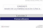 Lección 2 FARMACODINAMIA ACCIÓN … ·  Ricardo Brage e Isabel Trapero - Farmacología –Lección 2. Potencia