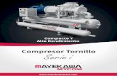 Compresor Tornillo Serie i - Quienes Somos (3... · 2018-01-28 · Compresor Tornillo Serie i Meaw meawmmcom TABLA DE CAPACIDAD DE COMPRESOR TORNILLO SERIE I Compresor Tornillo Serie