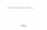 Gabinetes Dell Storage MD1400 Manual del propietario …topics-cdn.dell.com/pdf/storage-md1400-dsms_Owners-Manual_es-m… · Eleme nto LED Icono Color Estado – Existe una condición