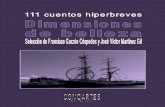 111 cuentos hiperbreves - Historico de 2004 a 2012canal-literatura.org/pdf/dimensiones-de-la-belleza-111-cuentos.pdf · Estoy de vuelta en el Parque. Escucho de nuevo en la noche