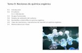 Tema 9: Nociones de química orgánica - Home ...mota/Tema9-Nociones_de_quimica_organica.pdf · Los productos orgánicos están presentes en todos los aspectos de nuestra vida: la