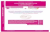 COACHING DE EQUIPOScoaching.udc.es/listado_cursos/coachingequipos.pdf · en el ámbito empresarial y educativo para el desarrollo de competencias profesionales y cambio organizacional