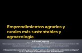 Emprendimientos agrarios y rurales más sustentables y ... Academicos/Ingenieria... · Adriana Chaparro Médico Veterinario Universidad Nacional de Colombia Máster en agroecología: