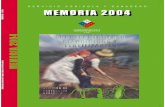MEMORIA 2004 - SAG | Servicio Agrícola y Ganadero · COP’s Contaminantes Orgánicos Persistentes ... PNI Plan Nacional de Implementación PNUMA Programa de las Naciones Unidas