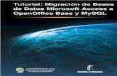 Migración de Bases de Datos - bilib.es · Ya tendríamos todos los datos necesarios, para crear la base de datos. Nota: Esta opción es recomendada para realizar la migración de