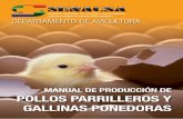 DIRECCIÓN GENERAL DE CALIDAD ANIMAL …mag.gov.py/dgp/Publicaciones recomendadas sector agrario/Manual... · na crianza de aves. ... en caso de gallinas ponedoras) ... medad de la