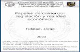 Papeles de comercio : legislación y realidad económicabibliotecadigital.econ.uba.ar/download/tpos/1502-0114_FidalgoJ.pdf · Sin embargo por distintos motivos, tanto la letra de