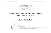 CUADERNILLO DE VERANO MATEMÁTICAS · i.e.s. campo de calatrava departamento de matemÁticas - 3 -