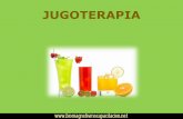 JUGOTERAPIA - api.ning.comapi.ning.com/files/h7ndMXbGVbjS2ZCpbMaD5E25jE6EdGP... · • Los jugos son una excelente opción para un desayuno sano y nutritivo, o para ayunar, prevenir,