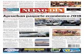TAMBIÉN PRESUPUESTOS MUNICIPALES Aprueban …nuevodia.com.mx/wp-content/uploads/2017/12/... · llano entregó becas, aparatos audi- ... kee dorado tenía 11 impactos de bala ...
